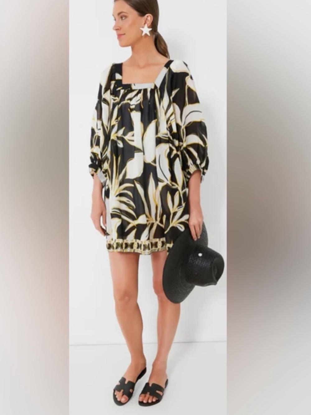 Tuckernuck Mod Iris Balloon Sleeve Coverup